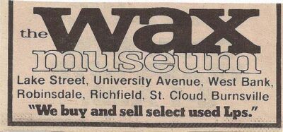 The Wax Museum ad