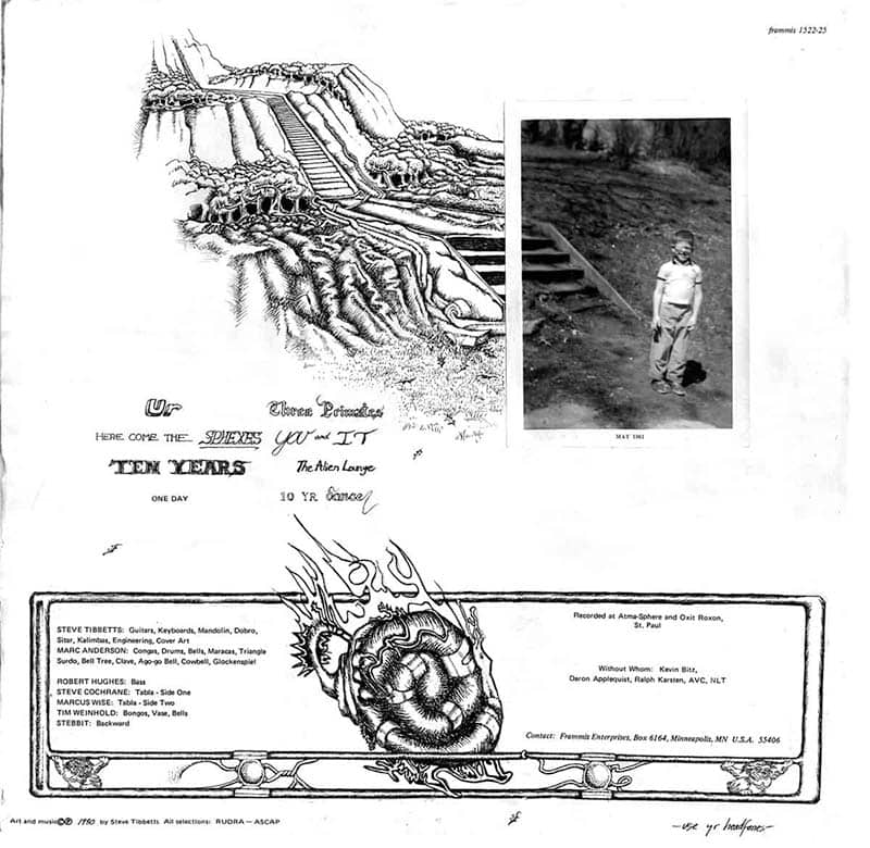 Steve Tibbetts Yr Original Back Cover